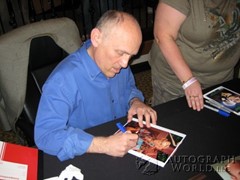 signing photo