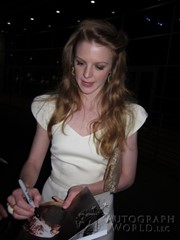 signing photo