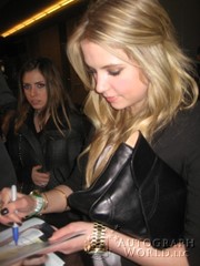 signing photo