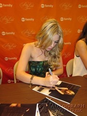 signing photo