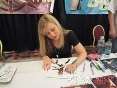 signing photo
