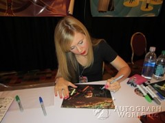 signing photo