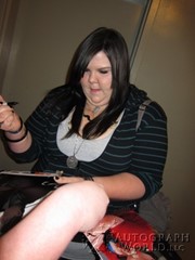 signing photo