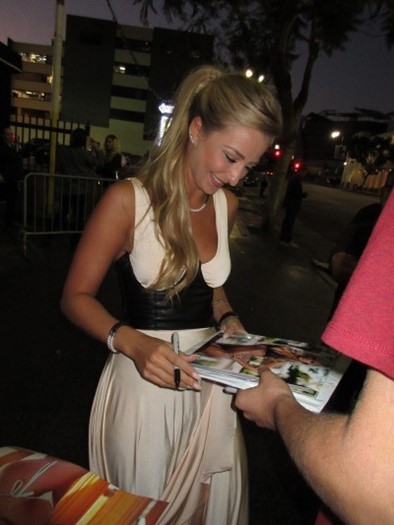 Ashley Fisher autograph