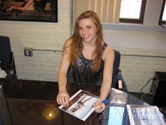 signing photo