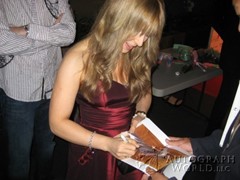 signing photo