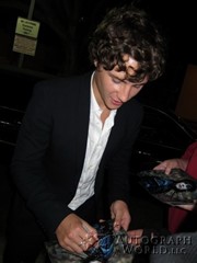 signing photo