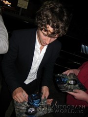 signing photo