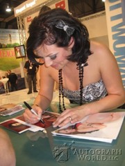 signing photo