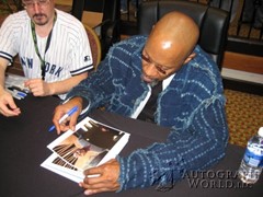 signing photo