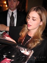 signing photo