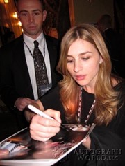 signing photo