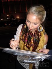 signing photo