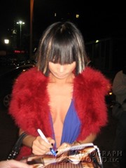 signing photo