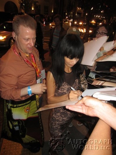 Bai Ling autograph