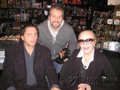 signing photo