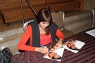 Barbara Carrera signing proof