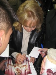 signing photo