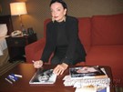 Barbara Steele signing proof