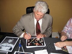 signing photo