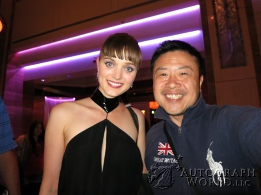 Bella Heathcote autograph