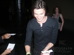 signing photo