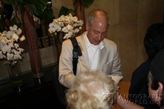 signing photo
