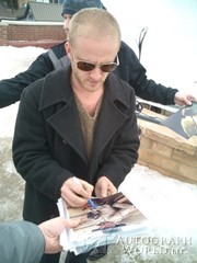 signing photo