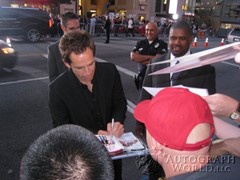 signing photo