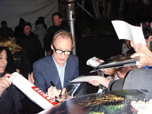 Bill Nighy autograph
