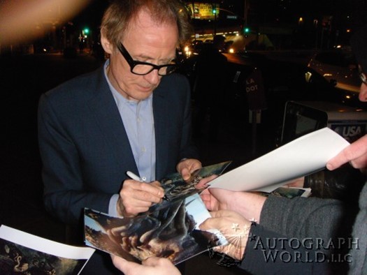 Bill Nighy autograph