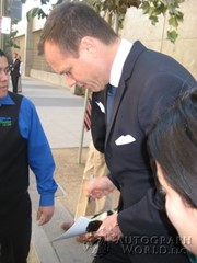signing photo