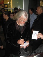 signing photo