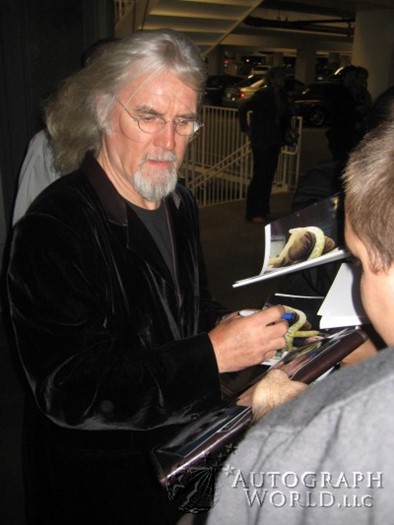 Billy Connolly autograph