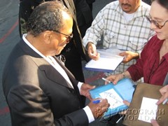 signing photo