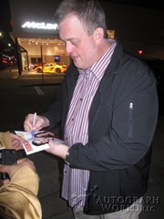 signing photo
