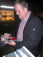 signing photo
