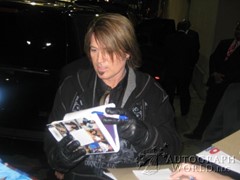 signing photo