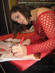 signing photo