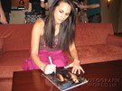 Bonnie-Jill Laflin signing proof
