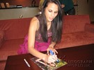 Bonnie-Jill Laflin signing proof