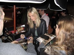 signing photo