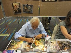 signing photo