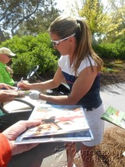 signing photo