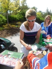 signing photo