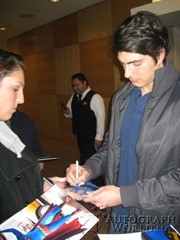 signing photo