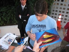signing photo