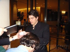 signing photo