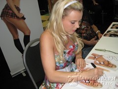 signing photo