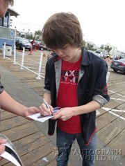 signing photo